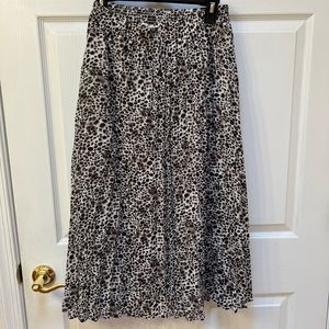 A New Day leopard print skirt
